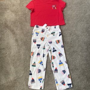 Cozy 2-piece Micro Fleece Printed Pajama Set for Girls
